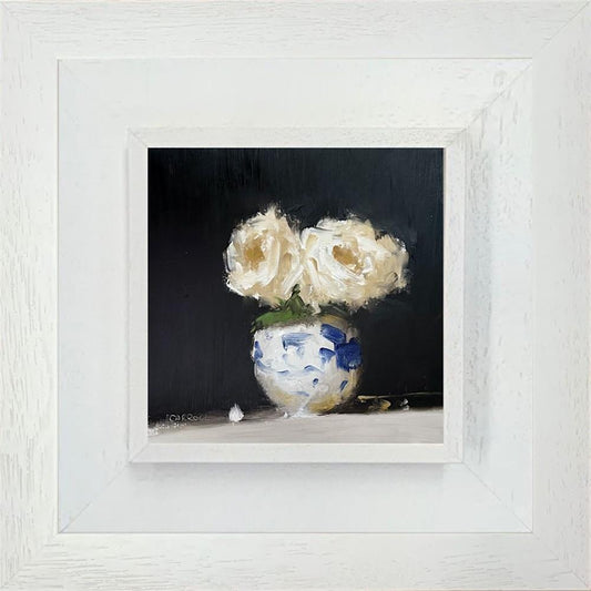 Two Roses in Vase