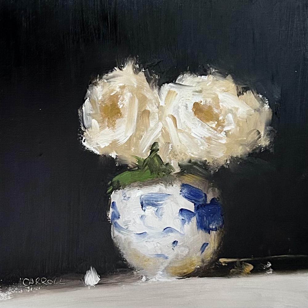 Two Roses in Vase