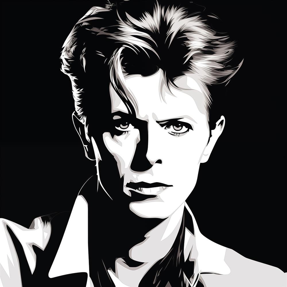 Bowie - Monochrome Fabrica Series