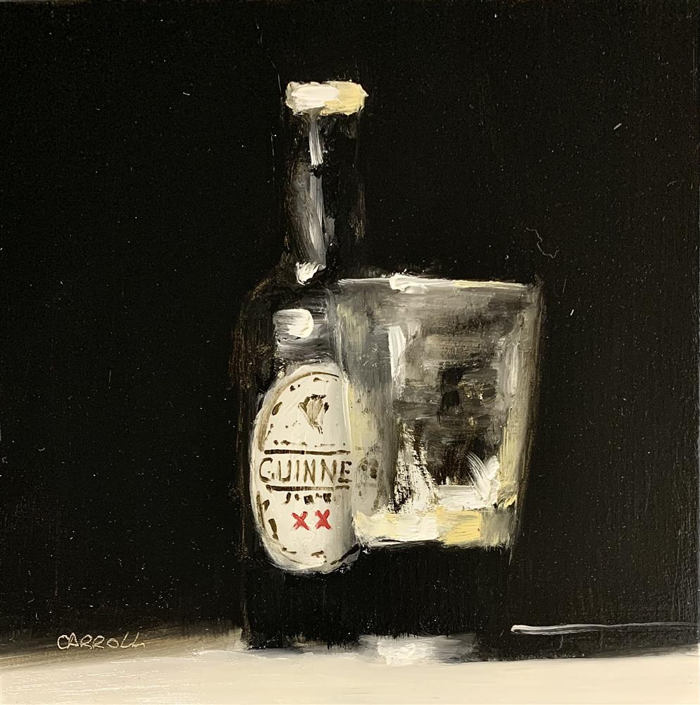 Glass And Bottle Of Stout