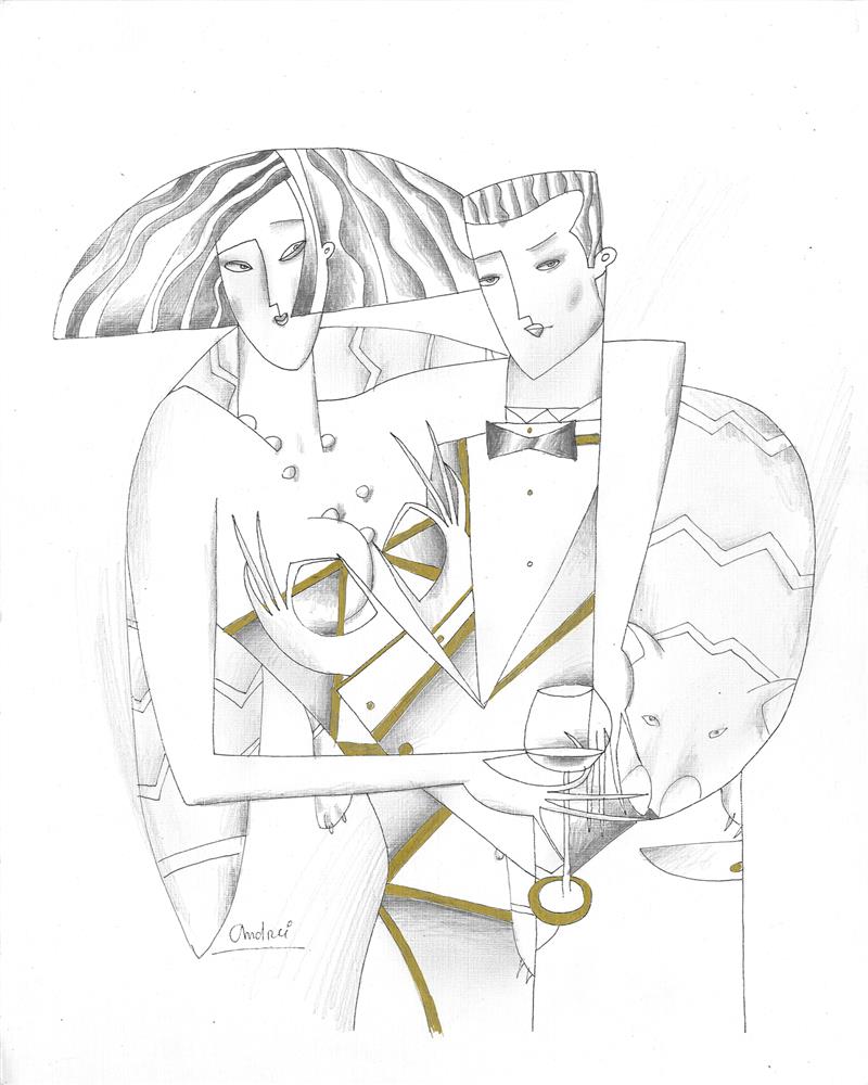 Lord And Lady II  - Line Study
