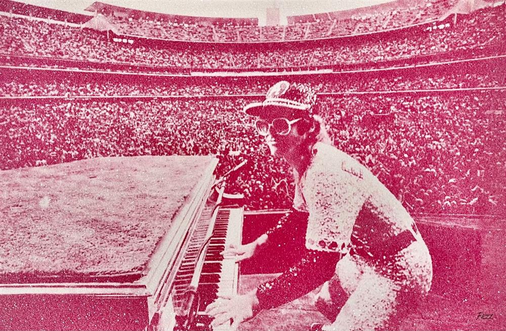 Elton At The Dodgers
