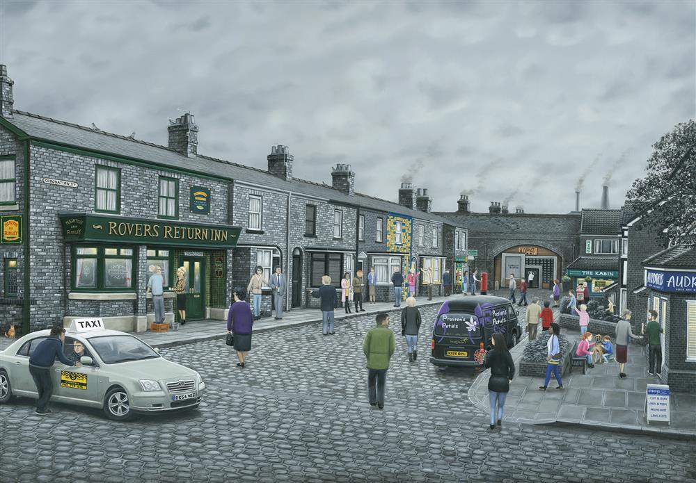 On The Cobbles - Canvas Deluxe